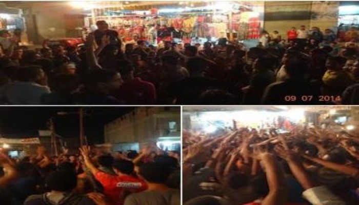 البحيرة : وقفة لـ"عفاريت الوفائية " تنديدًا بالانقلاب