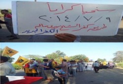 كفرالشيخ - بالصور : تبدأ بسلسلة بشرية وتنتهي بمسيرة ثوار كفرالشيخ ينتفضون ضد الانقلاب