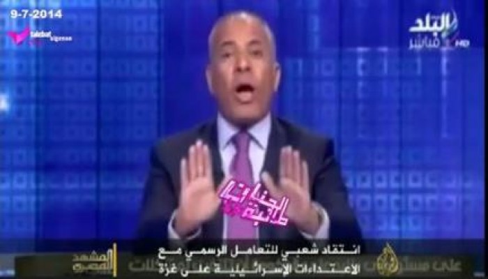 بالفيديو  تقرير ناري للجزيرة ... فضيحة تحريض الإعلام المصري للعدوان الإسرائيلي على غزة
