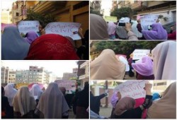 بالصور:حركة "ثورية حرة" تنظم مسيرة بالدقهلية تنديدا بالعدوان الصهيوني علي غزة