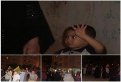 بالصور : ثوار برج العرب يخرجون في مسيرة ليلية حاشدة ضد الانقلاب العسكري