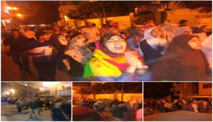 الاسكندرية - بالصور : ثوار محرم بك يخرجون في مسيرة ليلية حاشدة ضد الانقلاب