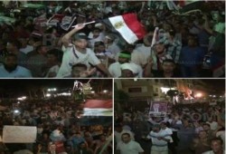 مسيرة ليلية مناهضة للانقلاب العسكري fالأقصر