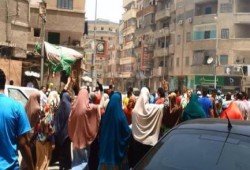 عفاريت دمنهور يتظاهرون رفضا للإنقلاب ودعما لصمود غزة