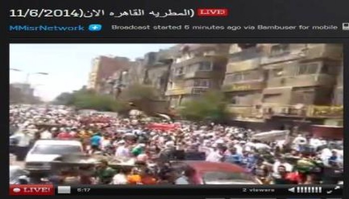 بالفيديو ..انتفاضة عشرات الآلاف من ثوار المطرية ضد الانقلاب العسكري الدموي