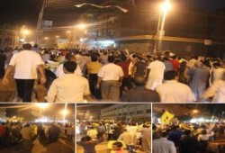 مسيرة حاشدة لثوار  " ديرب نجم" بالشرقية رفضا للانقلاب