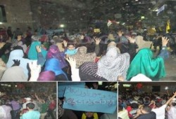 مسيرة ليلية بالغربية لمناهضة الانقلاب والتضامن مع غزة