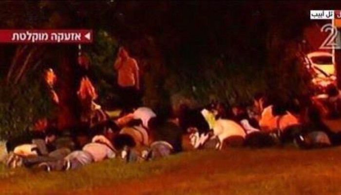 صورة وتعليق: الصهاينة يرتعدون من صواريخ القسام