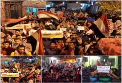 الجيزة - بالصور : ثوار ناهيا في مسيرة ليلية حاشدة ضد الانقلاب وتضامناً مع غزة