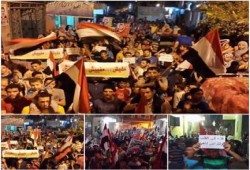 الجيزة - بالصور : ثوار ناهيا في مسيرة ليلية حاشدة ضد الانقلاب وتضامناً مع غزة