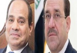 حكومة الانقلابي السيسى تعلن صراحة دعم الشيعي  المالكى ضد السنة بالعراق !