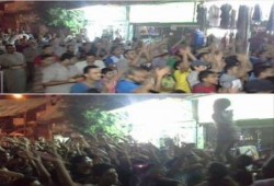 ابوكبير ‏الشرقية  تنتفض بعد صلاة المغرب تنديدا بالعدوان على غزة