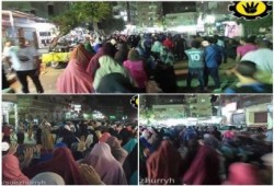 السويس - بالصور : ثوار السويس ينتفضون بمسيرة ضد الانقلاب في قلب شارع الجيش