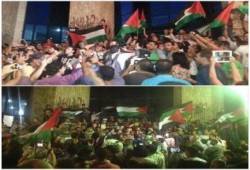 ثوار مصر ينظمون وقفة تضامنية مع غزة أمام نقابة الصحافيين بالقاهرة