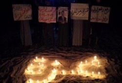 شمال سيناء: وقفة لرافضى الانقلاب ببئرالعبد رفضا للانقلاب العسكرى وتضامنا مع غزة