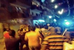 مسيرة ليلية وسلسلة بشرية تضامنا مع غزة بالإسماعيلية