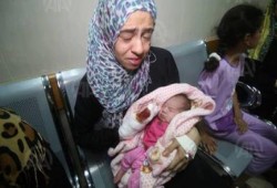 أصغر ضحايا العدوان الصهيوني على غزة.. عمرها 3 أيام