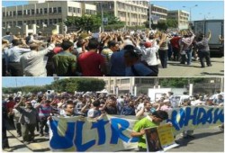 بالصور : ثوار كفرالشيخ يتحدون امن الانقلاب ويتظاهرون في وسط المدينة