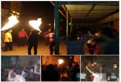 الدقهلية: مسيرة ليلية مفاجئة لعفاريت ضد الانقلاب بقرية برمبال القديمة ضد العسكر (صور)