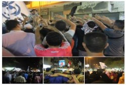 مسيرة ليلية حاشدة بإمبابة لرفض الانقلاب العسكري ودعم غزة