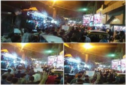 المنيا - بالصور:مسيرة ليلية حاشدة ضد الانقلاب بمدينة سمالوط