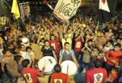 مركز الفيوم يشهد يوما ثوريا حافلا استعدادا لاسبوع ثوري جديد تحت شعار "يسقط عسكر امريكا "