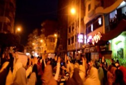 دمياط: أهالي البصارطة يهتفون بإسقاط حكم العسكر في مسيرة ليلية