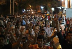 الاسكندرية - بالصور : مسيرة ليلية حاشدة بالرمل ضد الانقلاب العسكري