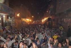 صفط اللبن في مسيرة ليلية تحية لصمود المقاومة الفلسطينية