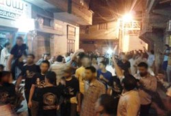 الدقهلية: مسيرة ليلية فى ذكرى ‫‏"مذبحة المنصة " بميت سلسيل