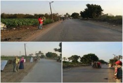 سلسلة بشرية لثوار الأحراز بشبين القناطر ضد الانقلاب العسكري