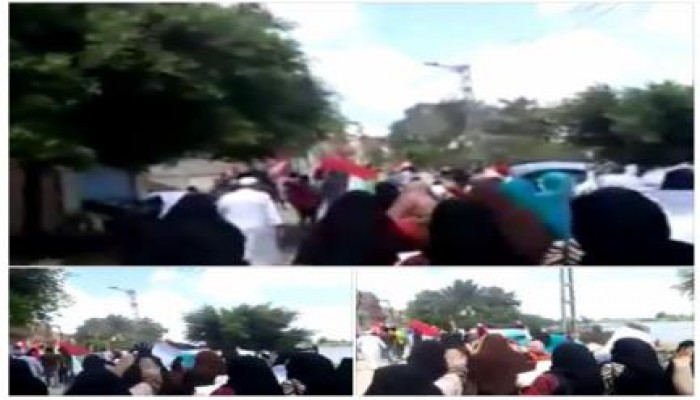 مسيرة حاشدة لثوار دمياط بكفر المنازلة للتنديد بالانقلاب فى جمعة يسقط عسكر امريكا