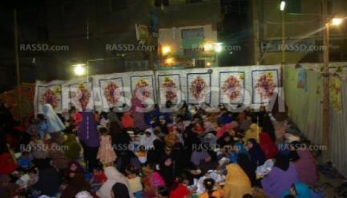 إفطار جماعي في "الفيوم" تحت شعار "يوم من رابعة"