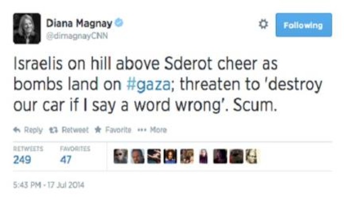قناة "CNN": تعزل مراسلتها بغزة لوصفها الصهاينة بـ"الحثالة"