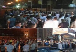 وقفة ومسيرة بـالقليوبية رفضاً للانقلاب العسكرى