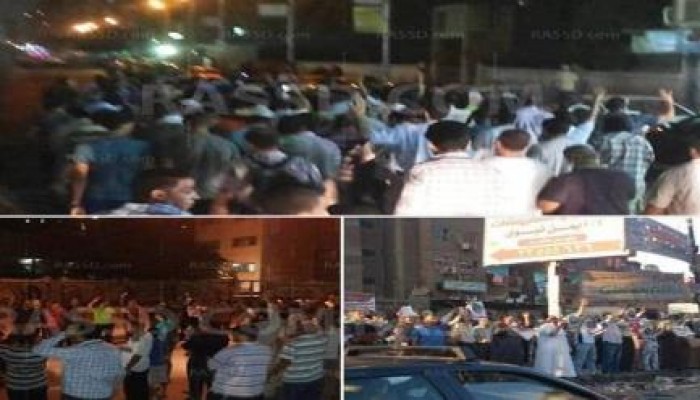 وقفة ومسيرة بـالقليوبية رفضاً للانقلاب العسكرى