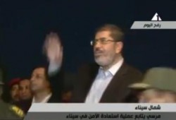 مقتل الجنود.. "مرسي" في رفح والخائن يكتفي باجتماع!