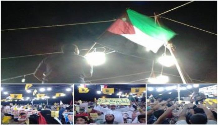 بالصور :مؤتمر جماهيري حاشد رافض للانقلاب ودعماً لغزة في بلطيم