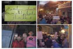 الجيزة: مسيرة ليلية حاشدة لثوار أوسيم ضد الانقلاب