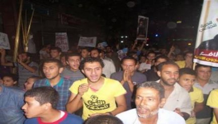 الشرقية: مسيرة ليلية بأبوشلبي بفاقوس للتنديد بالعدوان على غزة