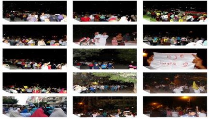 5 مسيرات ليليه بالاسكندرية للتنديد بالعدوان الاسرائيلي علي غزة