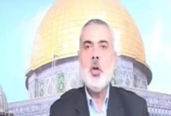 فيديو : اسماعيل هنيه يتلوا طلبات المقاومة للموافقة على وقف اطلاق النار