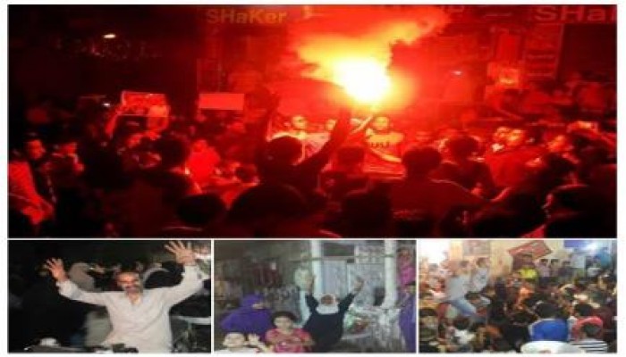 القليوبية: مسيرة حاشدة لاحرار الخصوص ضد حكم العسكر وتضامنا مع غزة (صور)