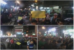 بالصور : الفيوم تنتفض بـ 7 فعاليات حاشدة ضد الانقلاب ضمن أسبوع لبيك يا غزة