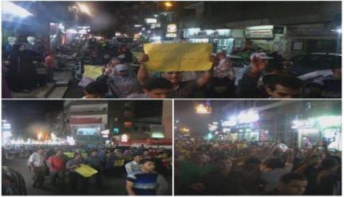 بالصور : الفيوم تنتفض بـ 7 فعاليات حاشدة ضد الانقلاب ضمن أسبوع لبيك يا غزة