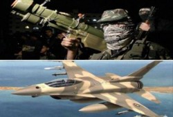 كتائب القسام تعلن عن تمكنها من استهداف وإصابة طائرة حربية من طراز F16