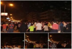 ثوار المقطم ينظمون مسيرة ليلية حاشدة ضد الانقلاب العسكري