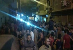 ثوار باسوس بالقليوبية ينظمون فعالية ليلية حاشدة ضد الانقلاب العسكري