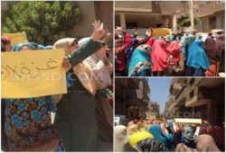 مسيرة رافضة للانقلاب و تضامنية مع ‫غزة‬ لشباب ضد الانقلاب بالمنوفية