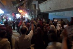 بالصور.. ثوار الاسكندرية ينددون بالانقلاب في ختام اسبوع " لبيك ياغزة"